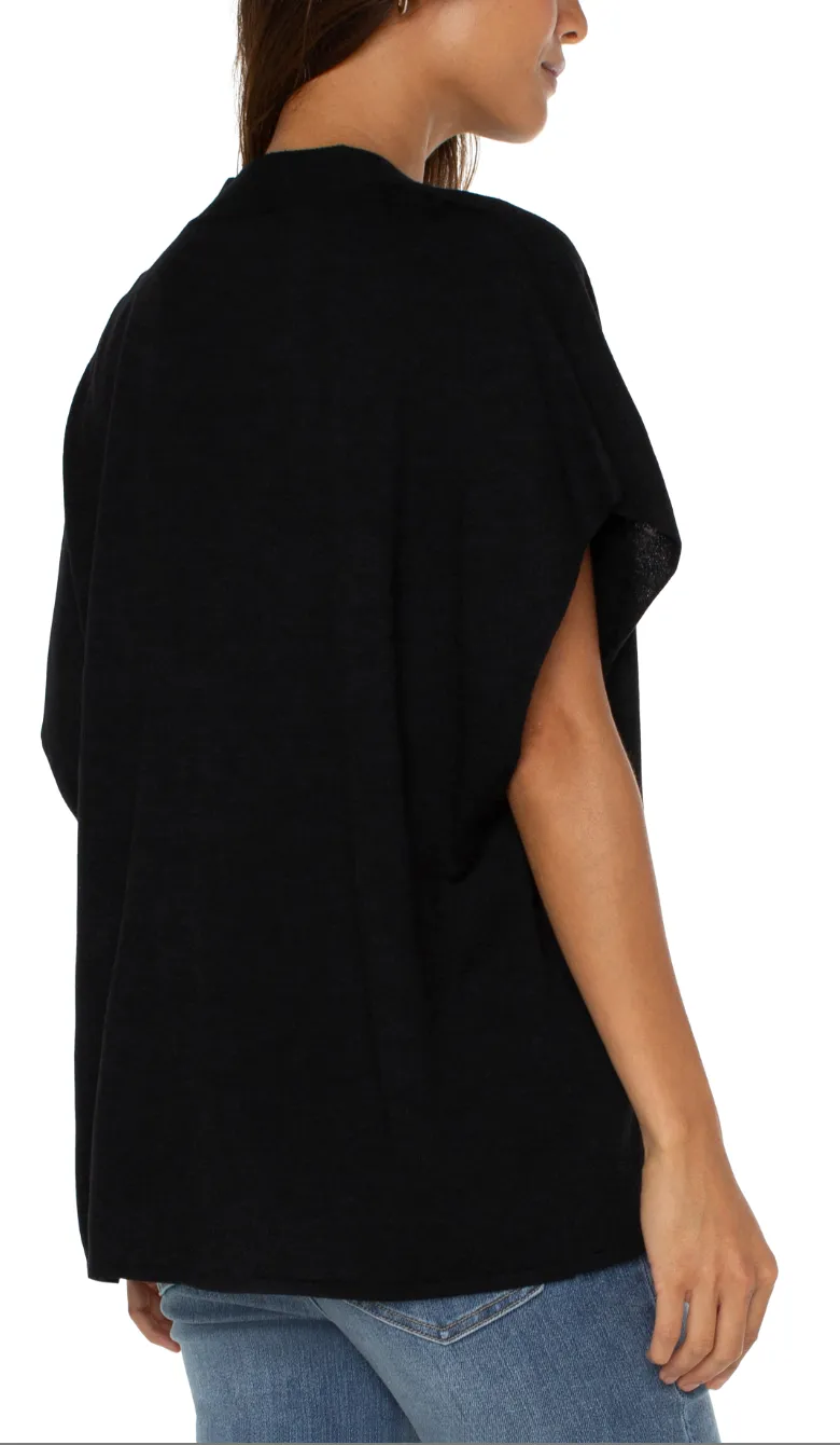 Chic Silhouette Button-Up Cardigan"
