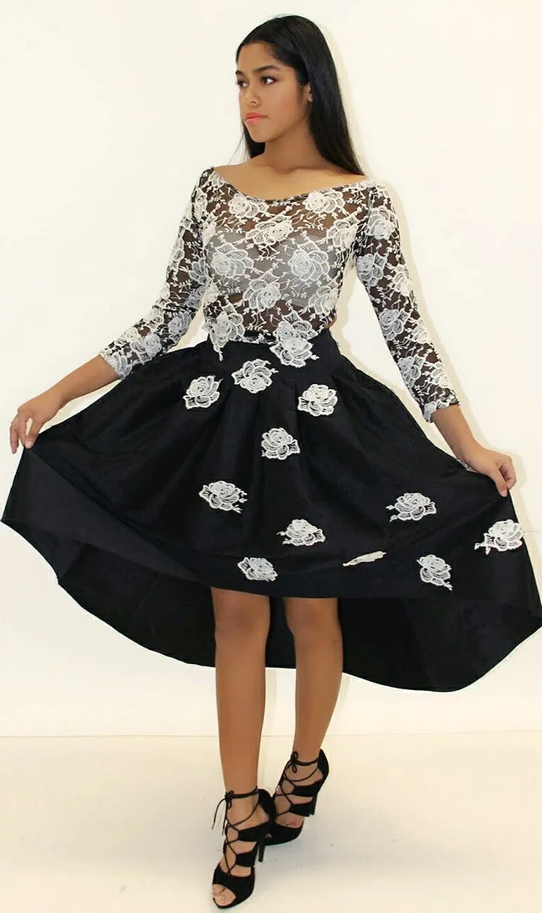 Chic Star Night High Low Gown