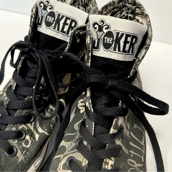 Converse All Star Chuck Taylor DC Comics The Joker Laugh Sz Mens 6.5 Wom…