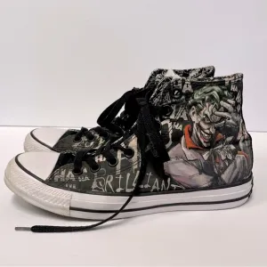 Converse All Star Chuck Taylor DC Comics The Joker Laugh Sz Mens 6.5 Wom…