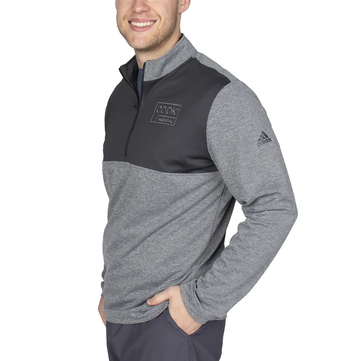 Cook Lightweight Color Block Quarter-Zip Pullover