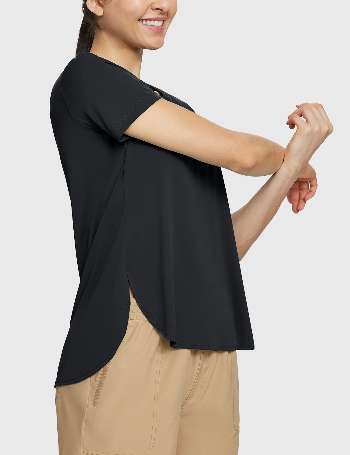 Crew Neck UPF 50  Short Sleeve Tee