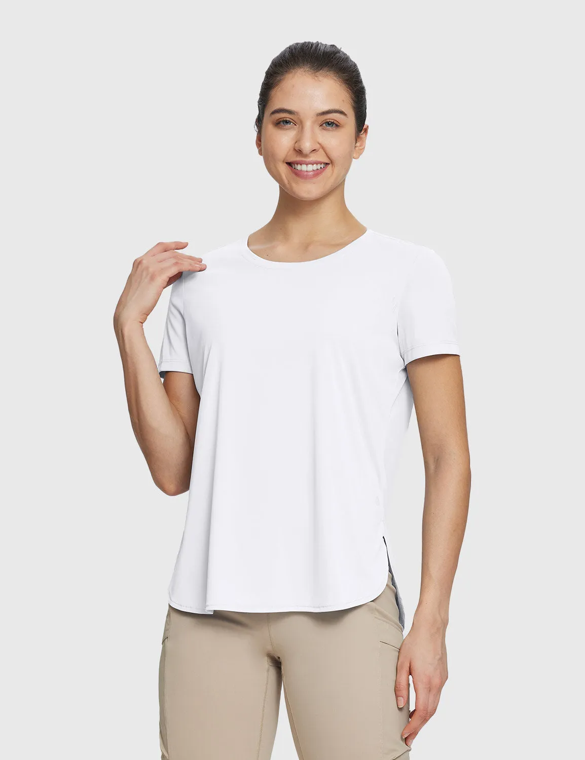 Crew Neck UPF 50  Short Sleeve Tee
