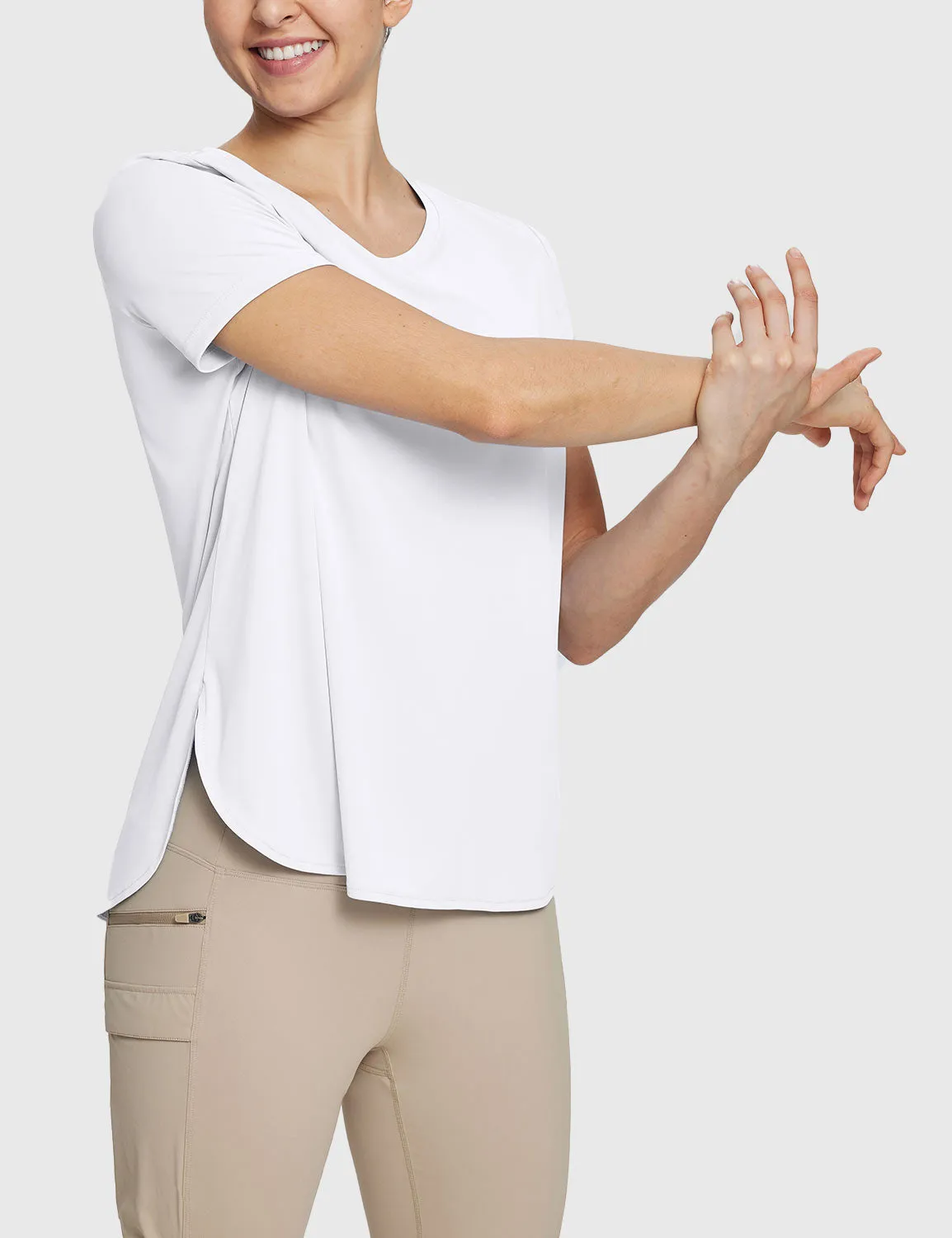 Crew Neck UPF 50  Short Sleeve Tee