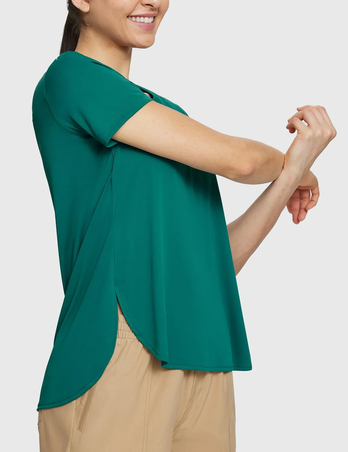 Crew Neck UPF 50  Short Sleeve Tee