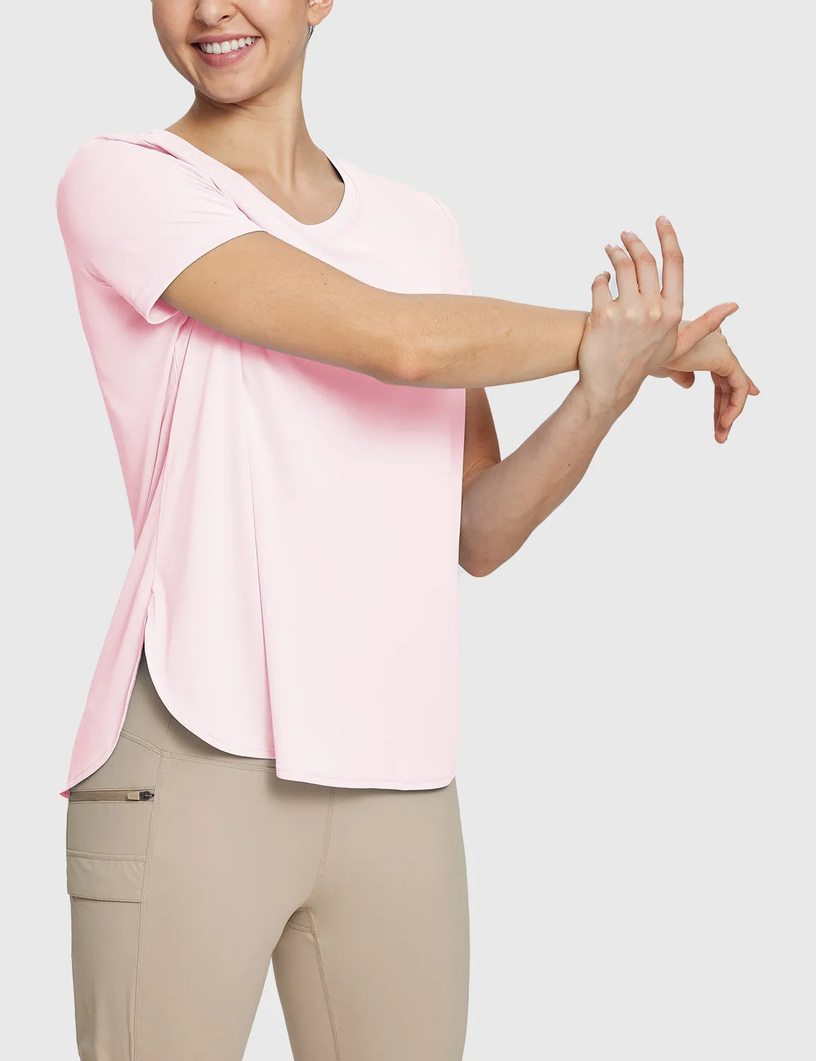 Crew Neck UPF 50  Short Sleeve Tee