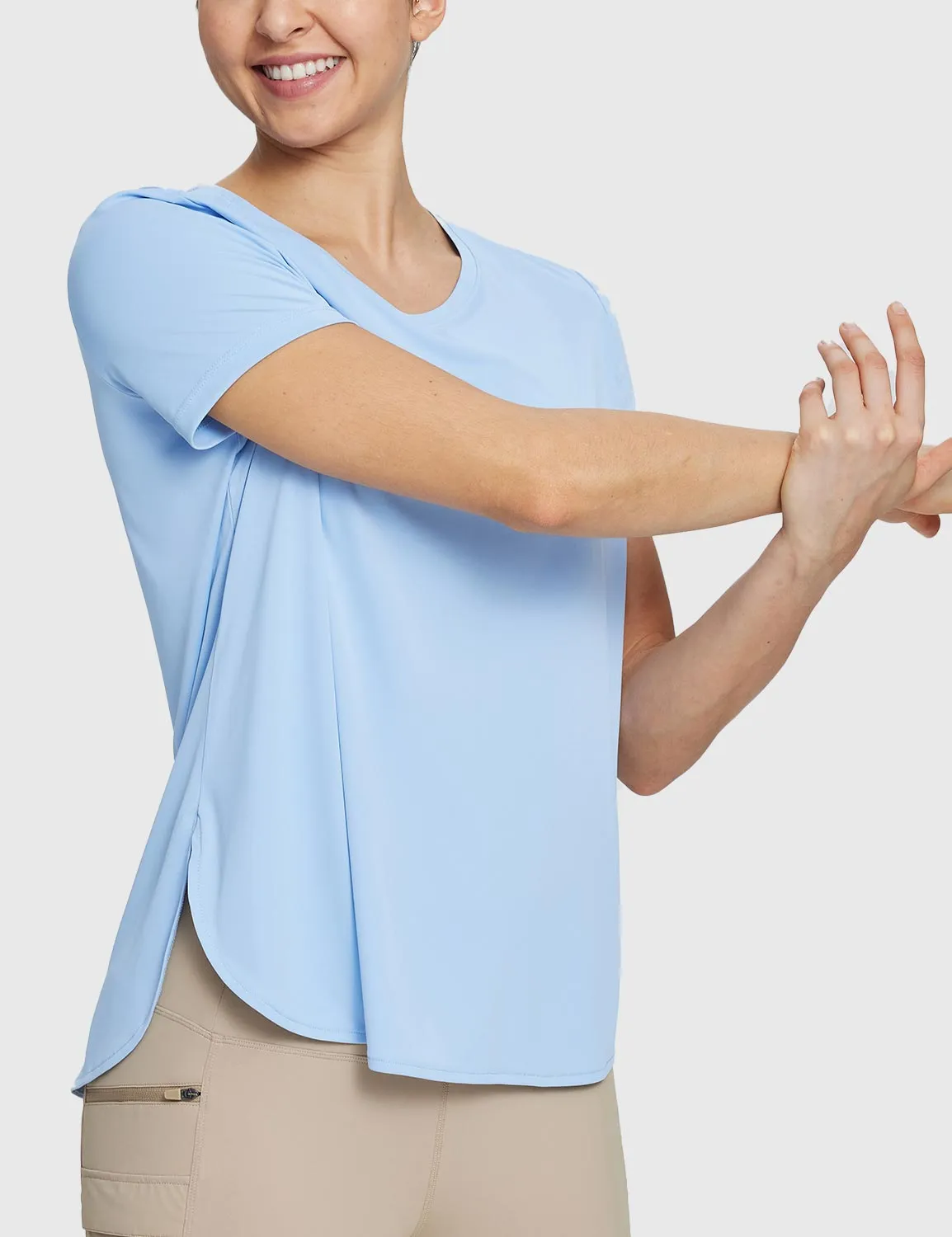 Crew Neck UPF 50  Short Sleeve Tee