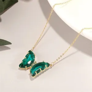 Crystal Butterfly Earrings