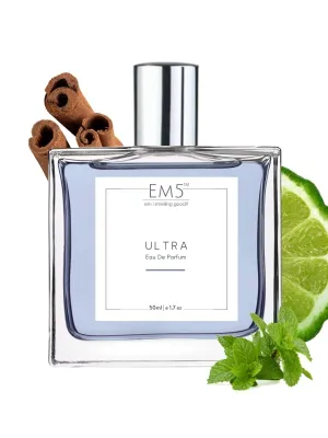 EM5™ Ultra Perfume EDP Spray for Men | Vanilla Warm Spicy Fruity Fragrance Accords | Luxury Gift for Him | Variants Available: 50 ml Spray / 15 ml Spray