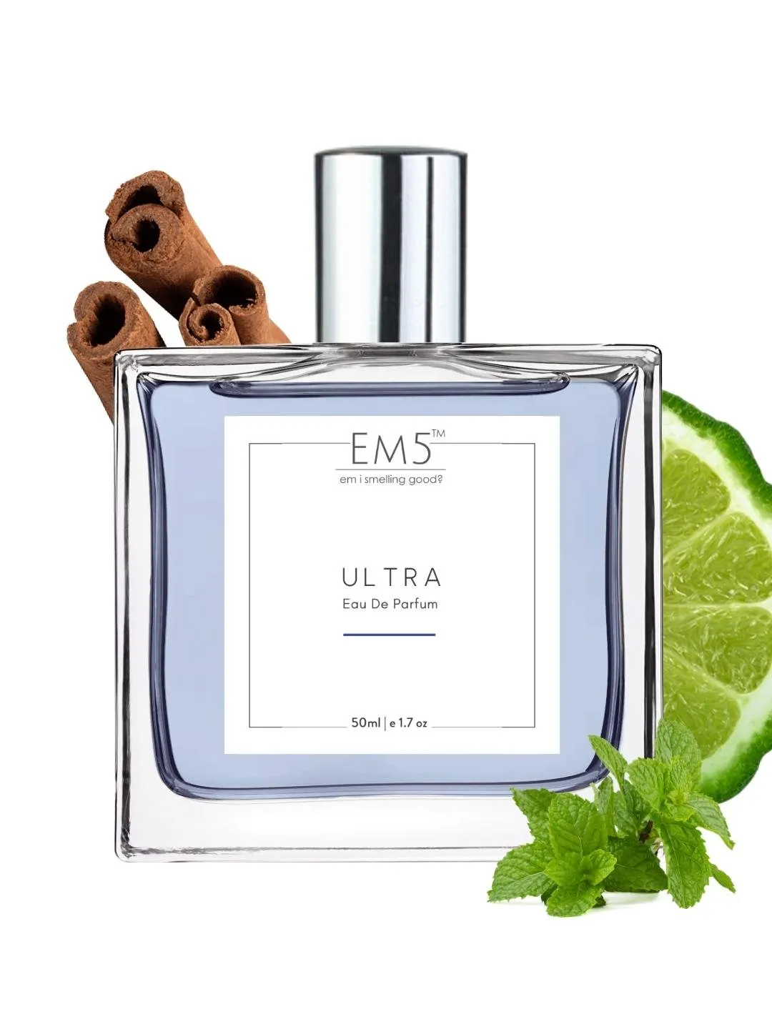 EM5™ Ultra Perfume EDP Spray for Men | Vanilla Warm Spicy Fruity Fragrance Accords | Luxury Gift for Him | Variants Available: 50 ml Spray / 15 ml Spray