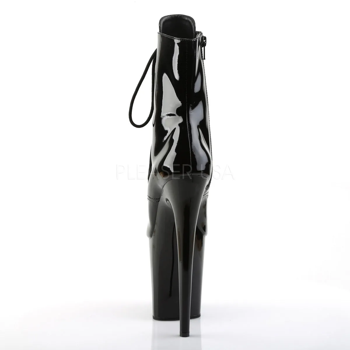 FLAMINGO-1021  Black Patent/Black