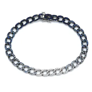 Floridita Blue Sapphire Link Bracelet