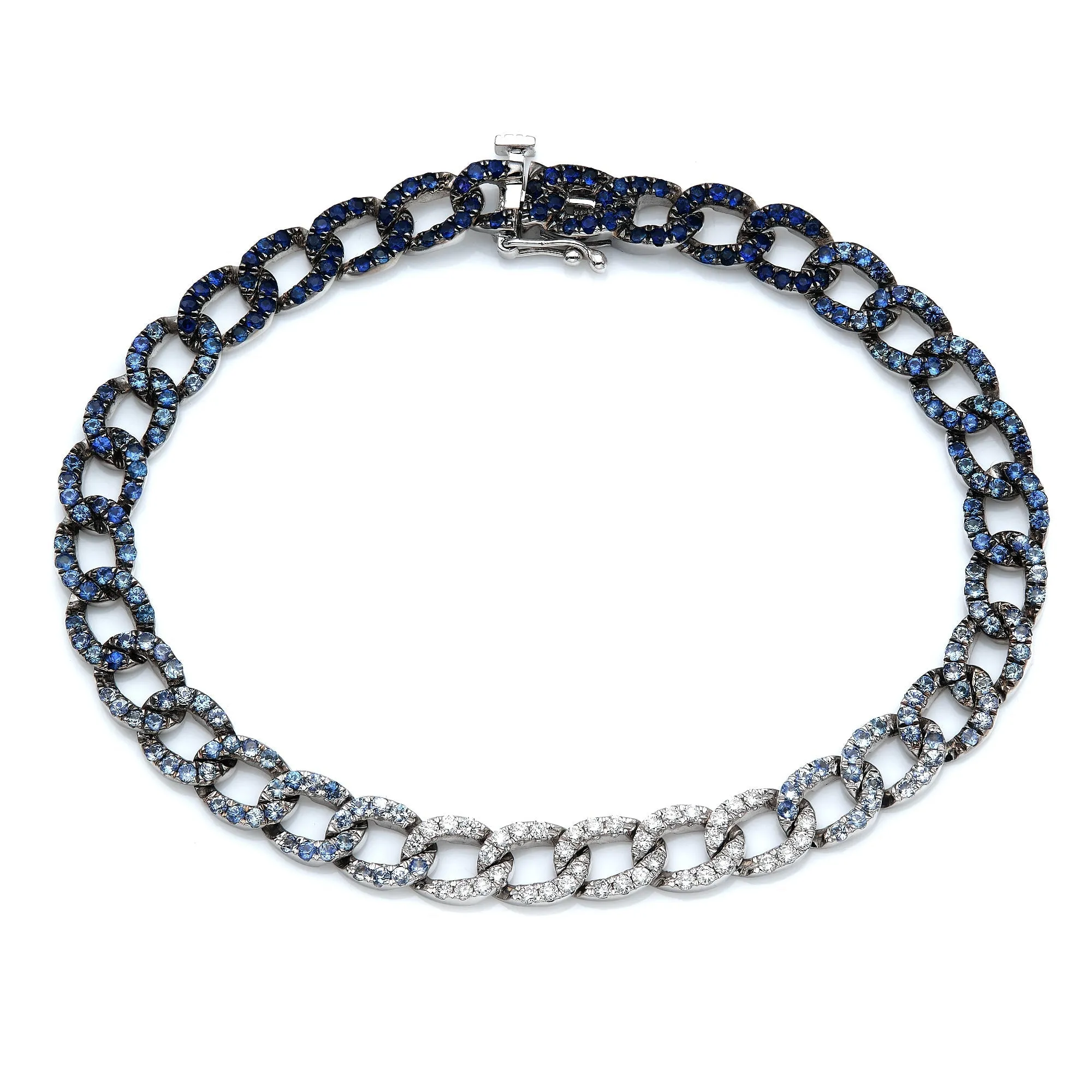 Floridita Blue Sapphire Link Bracelet