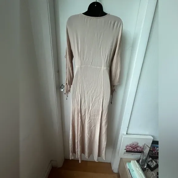 Free People Prettiest Thing Midi Dress SMALL Dusty Rose