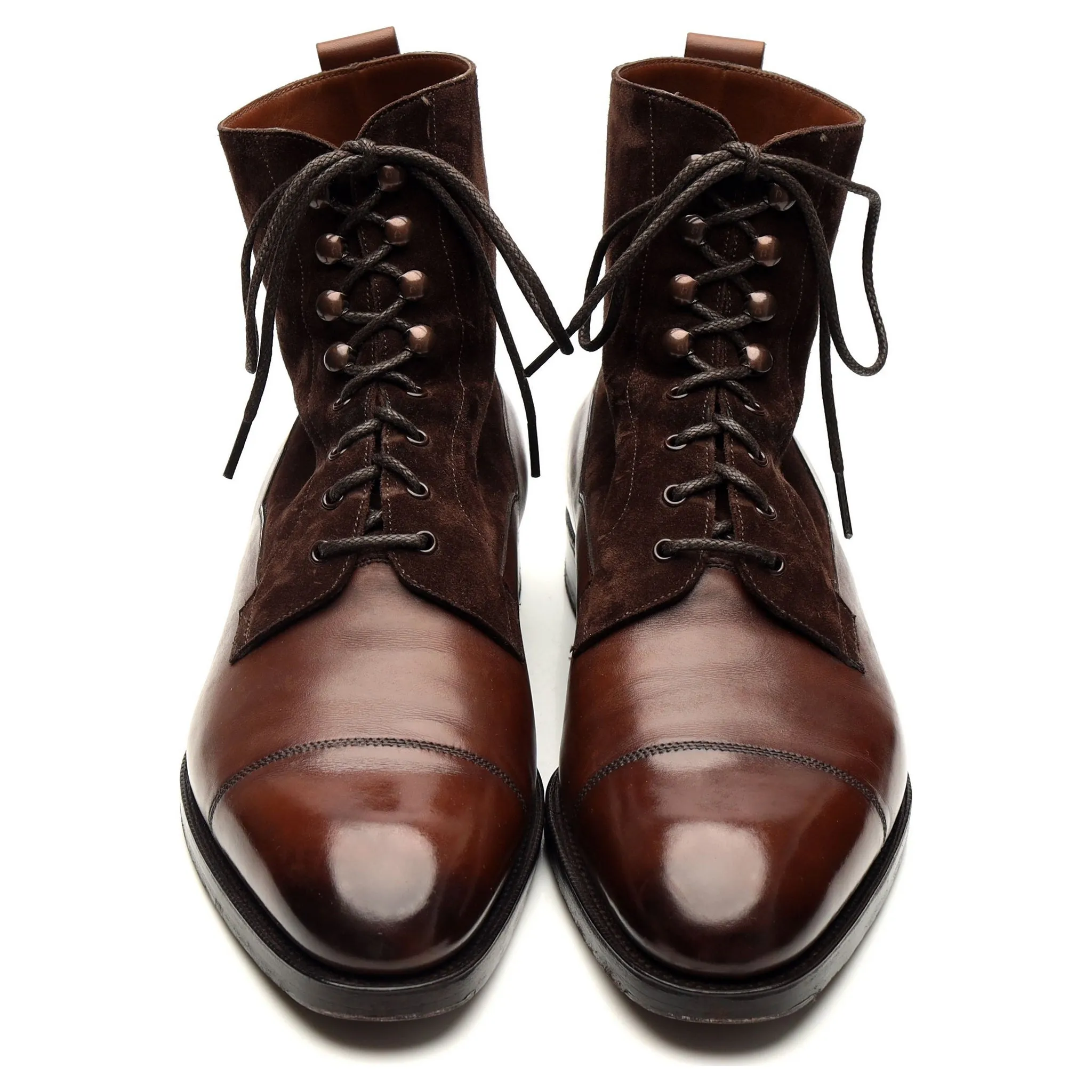 'Galway' Brown Leather Boots UK 9.5 E