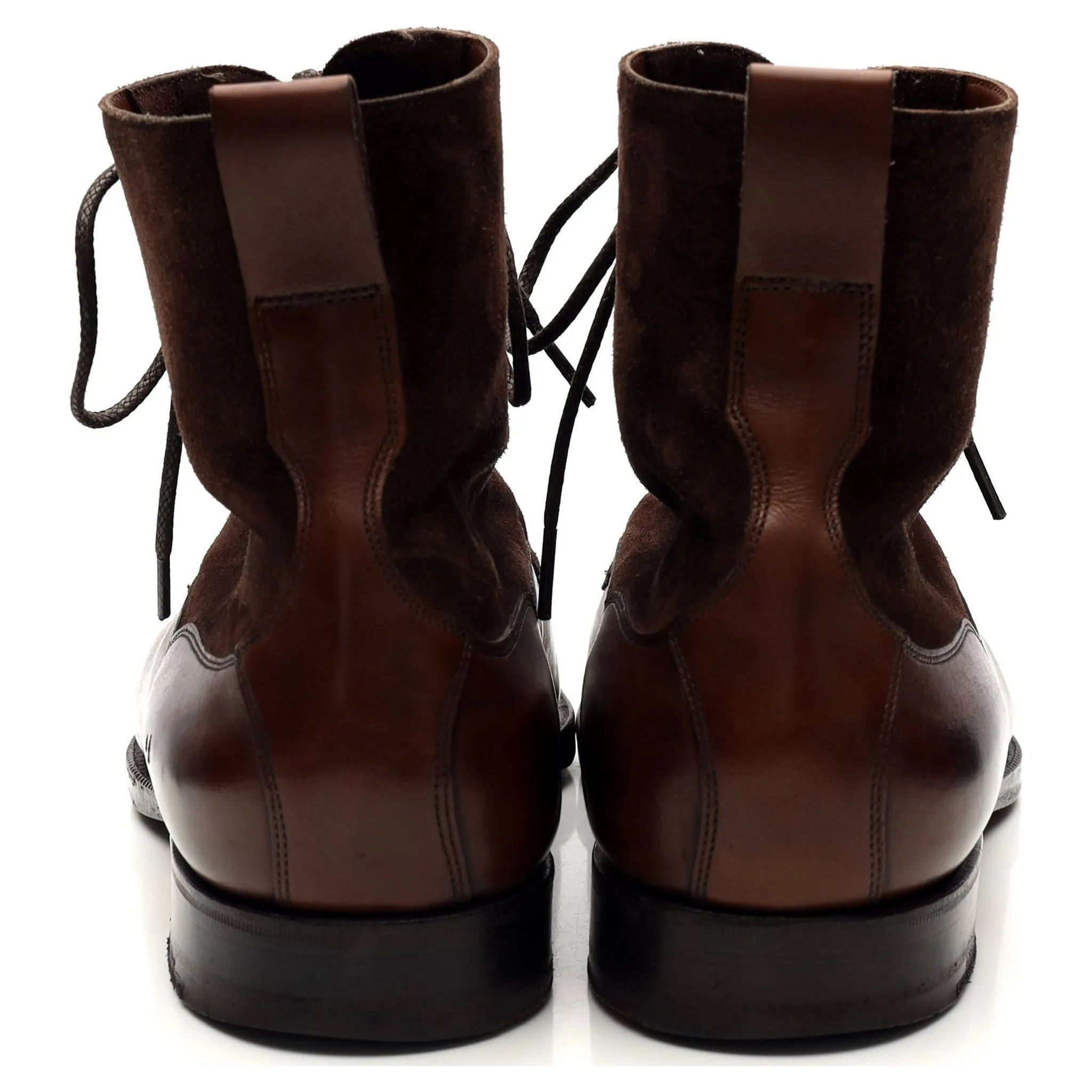 'Galway' Brown Leather Boots UK 9.5 E
