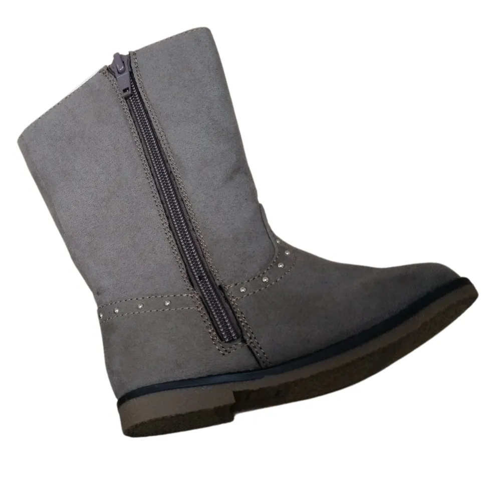 GIRLS TOP US BRAND DIAMANTE SUEDE BOOTS (style 7033) PACK OF 12