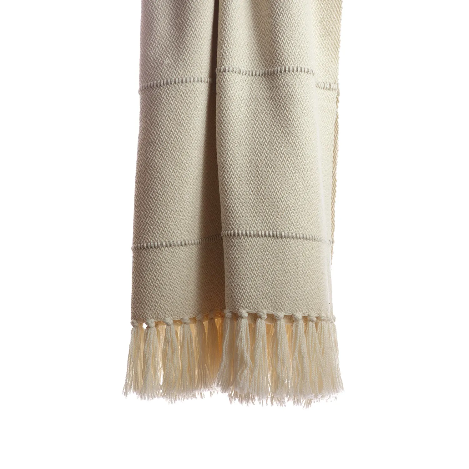 Grey Multi Striped Throw Blanket