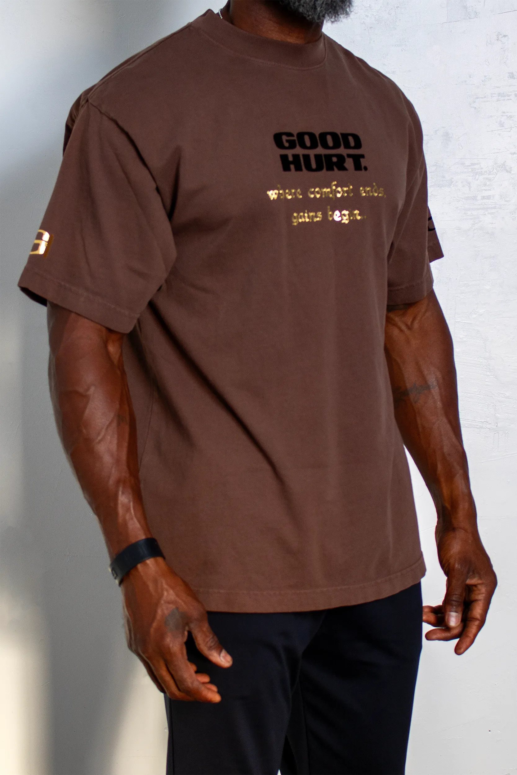 Heavyweight "Where Comfort Ends, Gains Begin" Tee