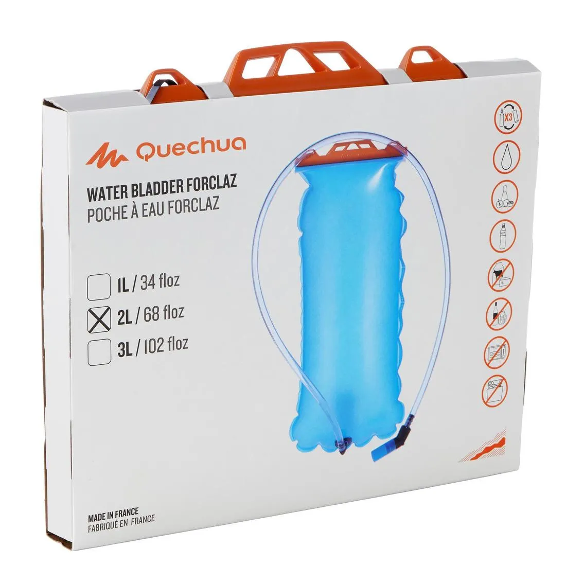 Hiking Water Pouch Forclaz 2 litres