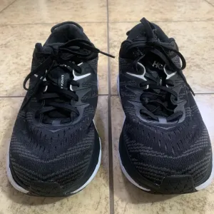Hoka One One Gaviota 4 Men Size 9.5D  Black Running Shoes 1123198 BWHT