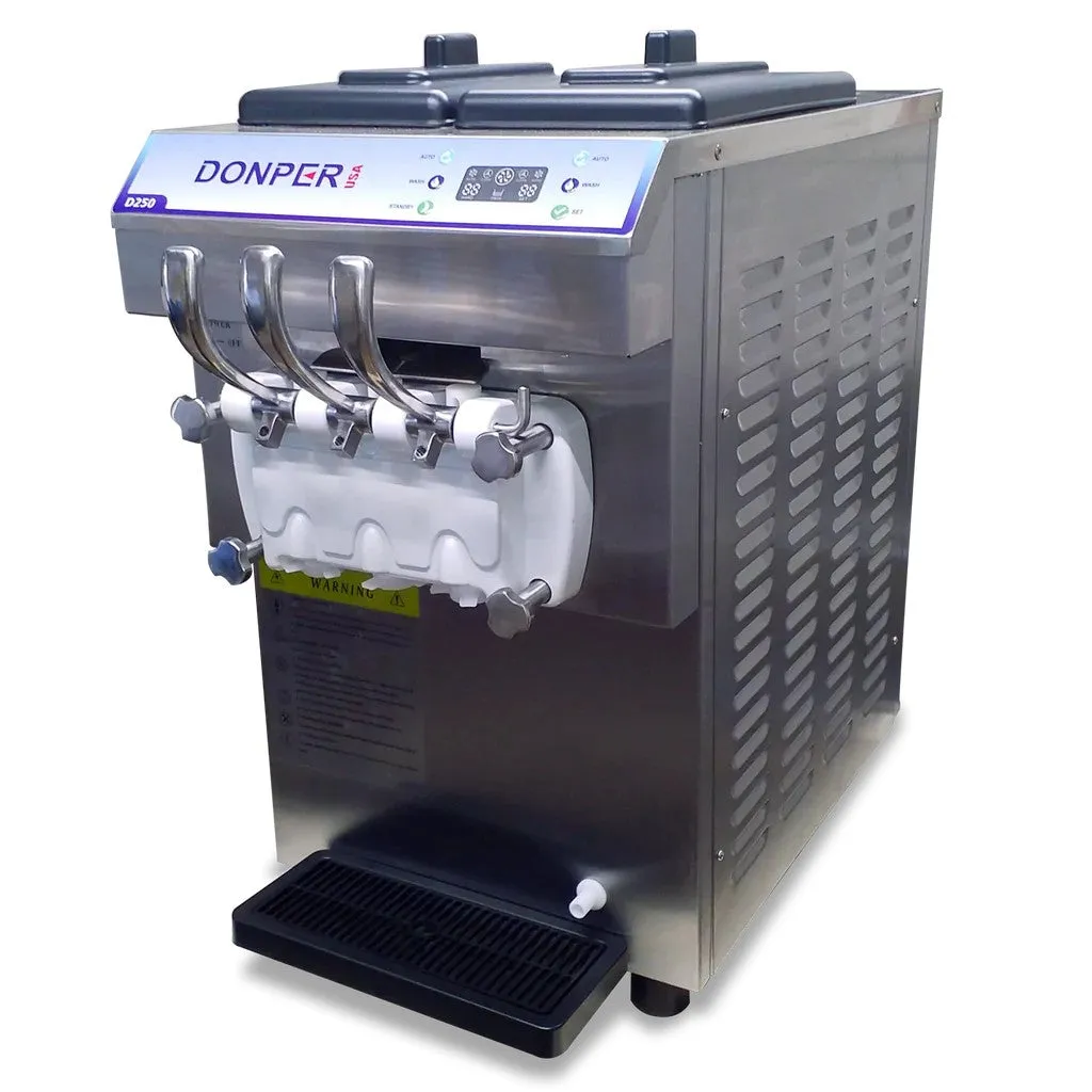 Ice Cream Machine – Donper USA D-250 with Bonus Value Bundle - It's Like Getting A Free Machine