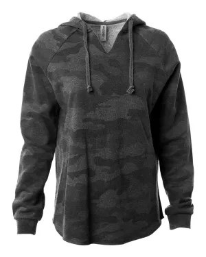 Independent Trading Co. - Women’s Lightweight California Wave Wash Hooded Sweatshirt