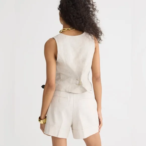 J. Crew Women’s Remi short in stretch linen blend