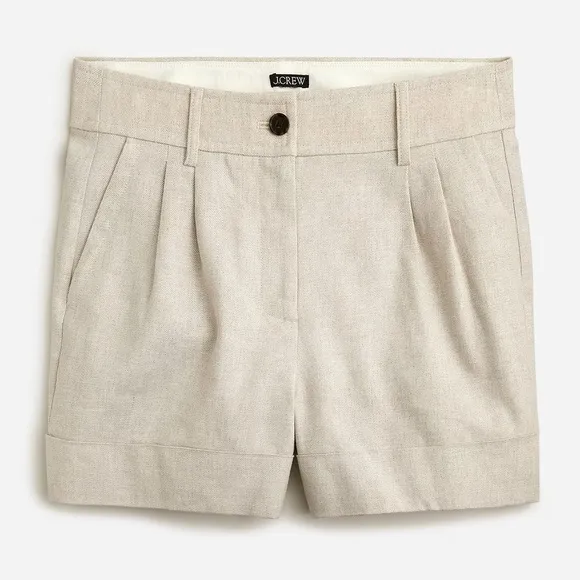 J. Crew Women’s Remi short in stretch linen blend