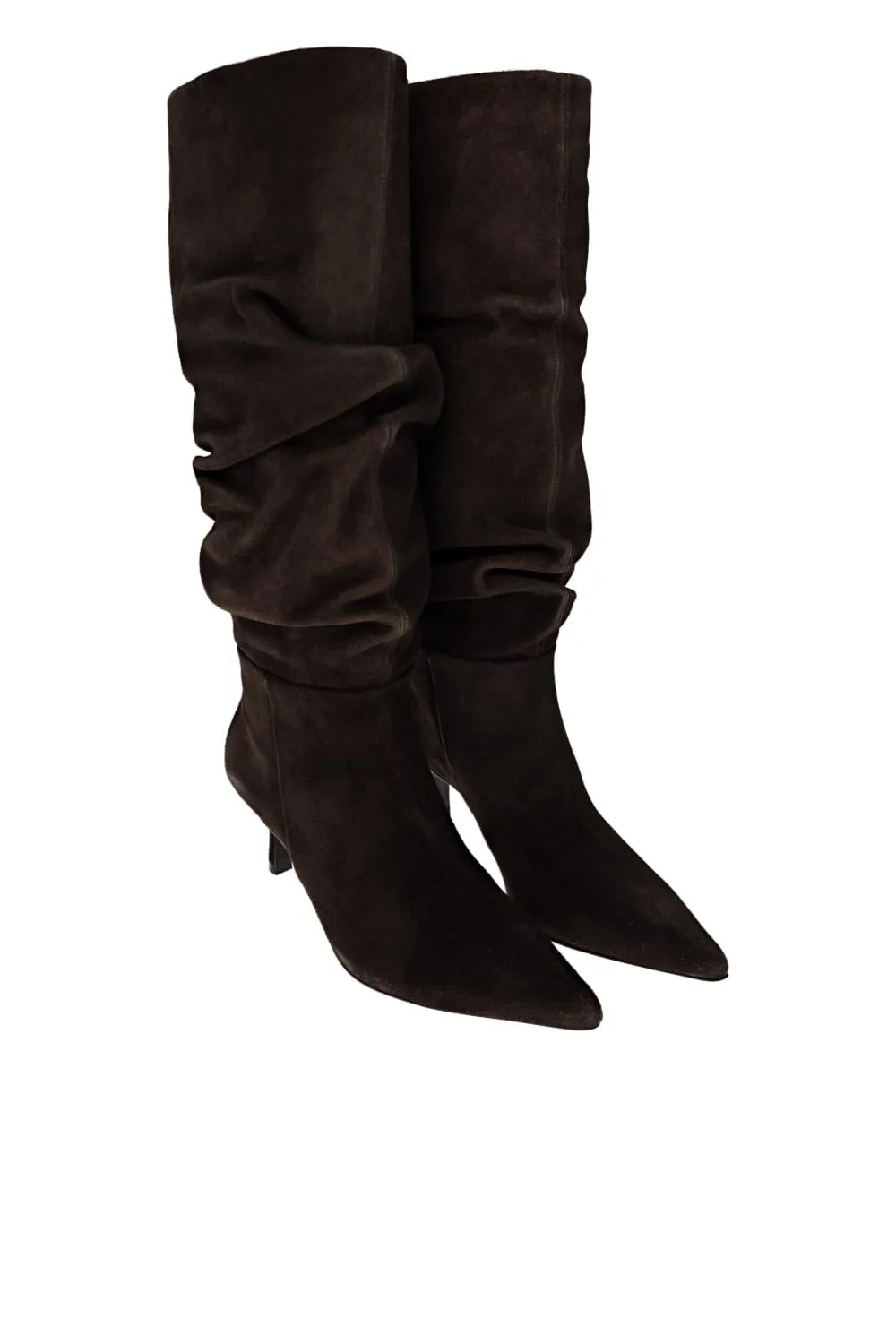 Jordi Cacao Slouchy Suede Boot
