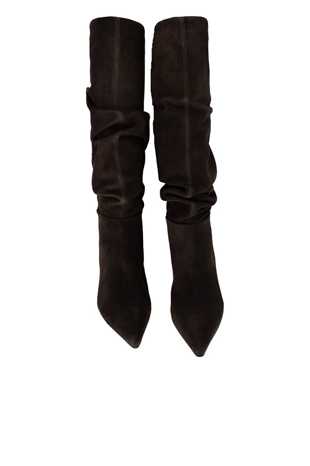 Jordi Cacao Slouchy Suede Boot