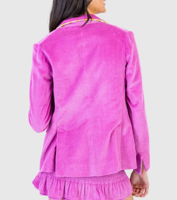 Koch Scott Jacket Purple Macaron Corduroy