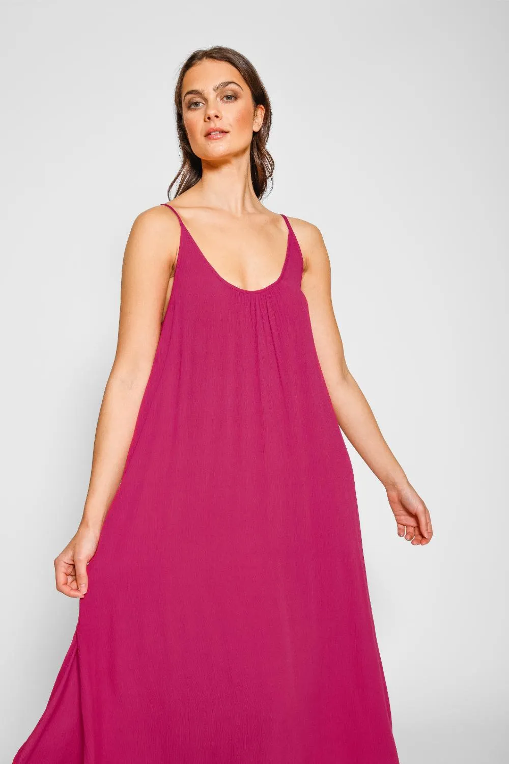 Koy Miami Midi Side Slit Dress