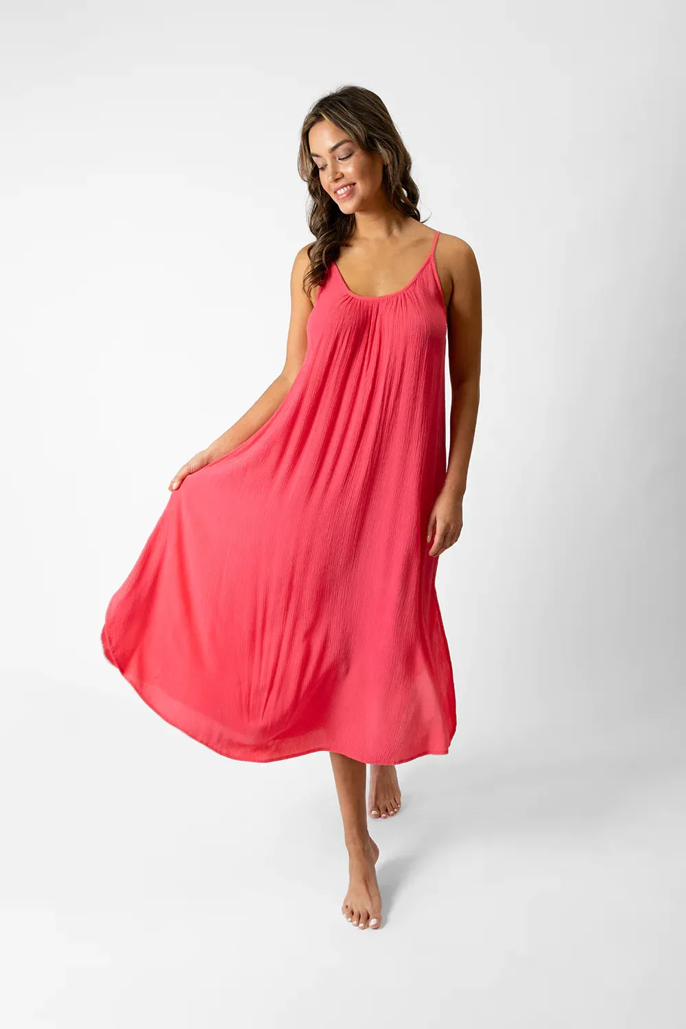 Koy Miami Midi Side Slit Dress