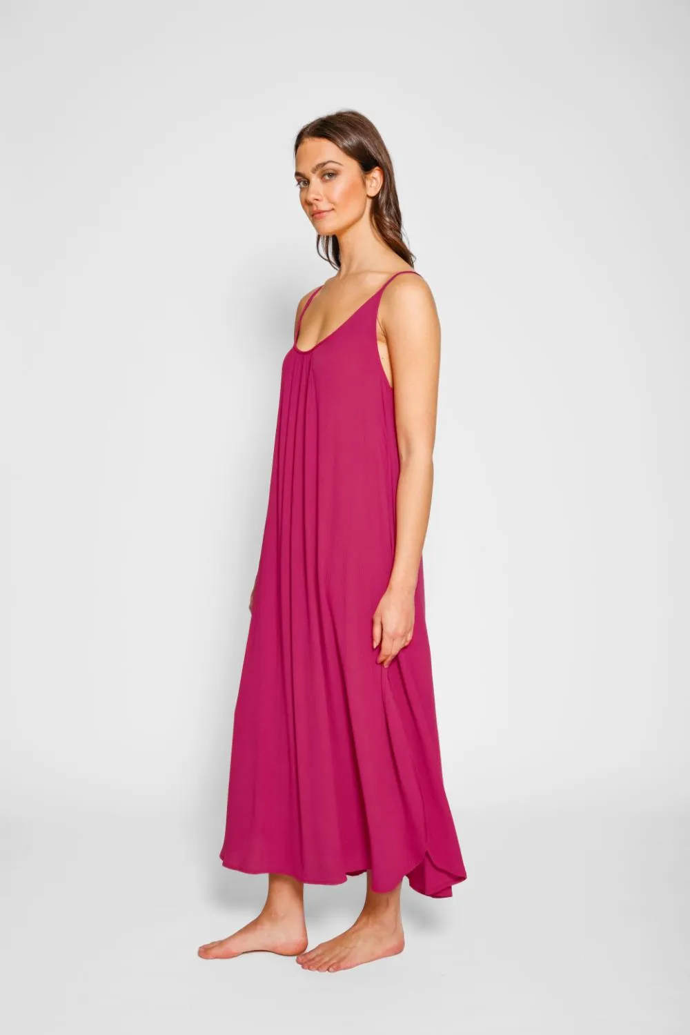 Koy Miami Midi Side Slit Dress
