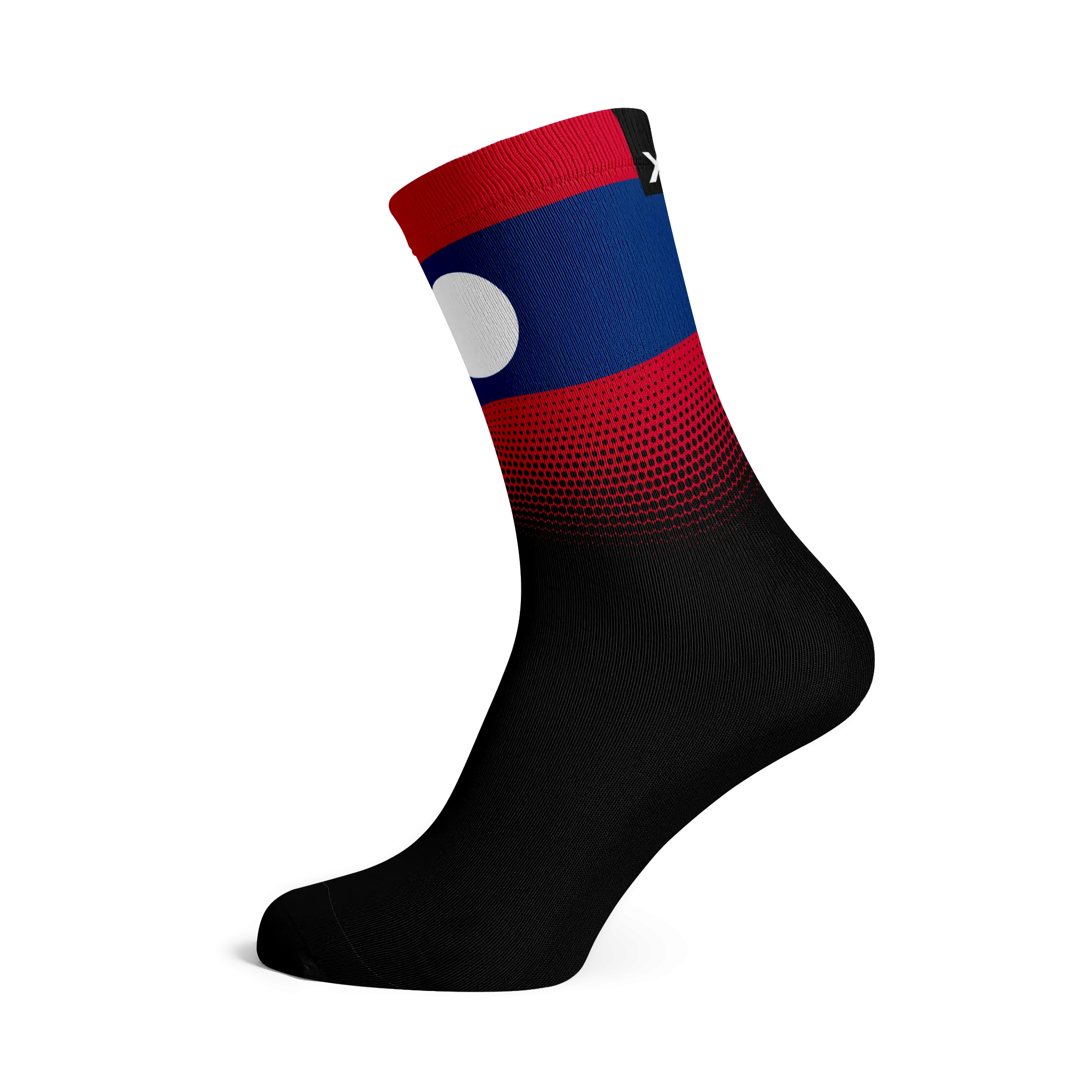 Laos Flag Socks
