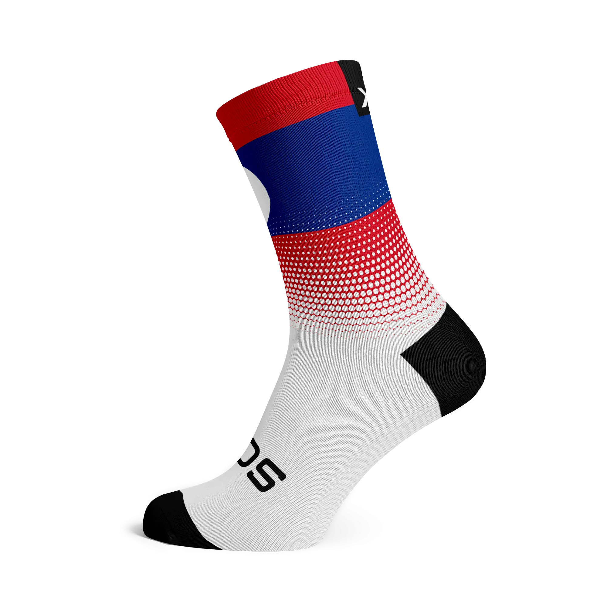 Laos Flag Socks