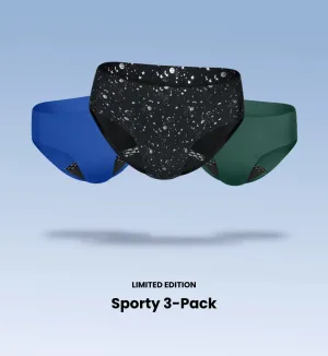 Leakproof UltraThin No-Show Underwear Bikini 3-Pack