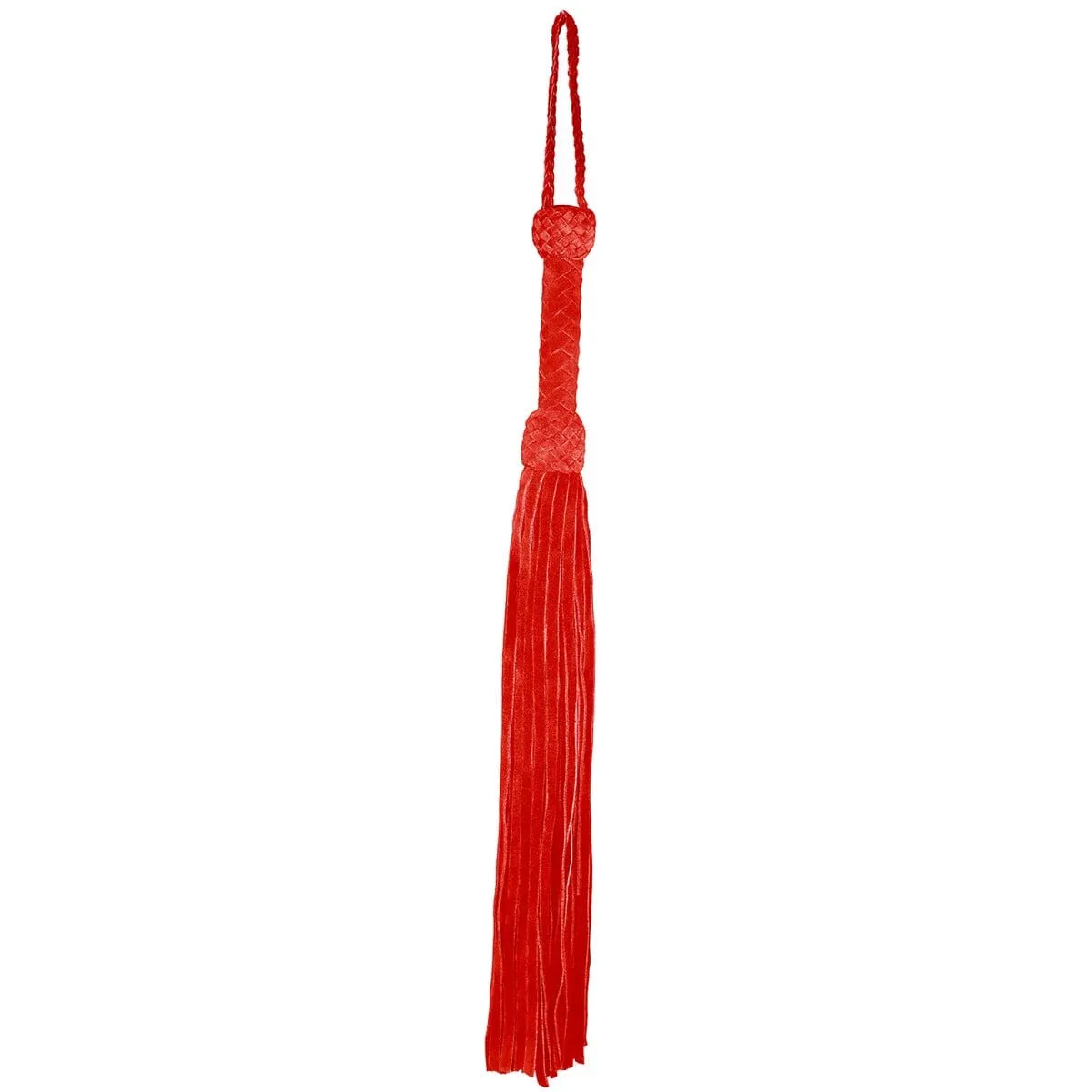 Leather Suede Flogger Black or Red