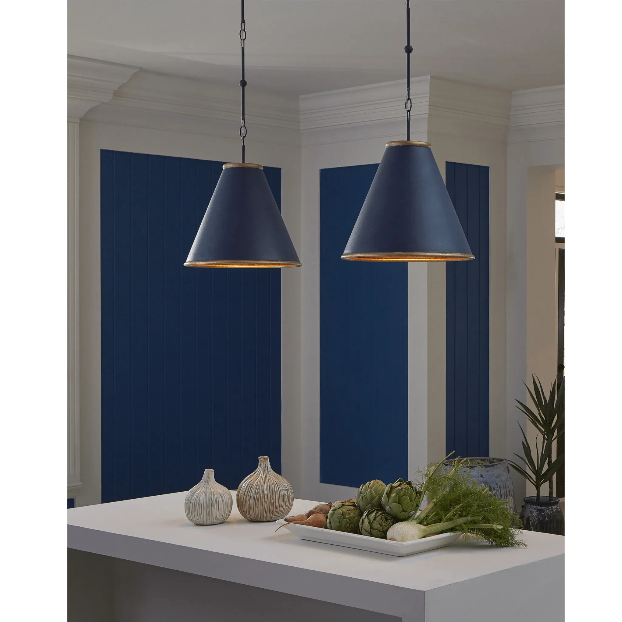 Lighthouse Point Large Pendant - Blue