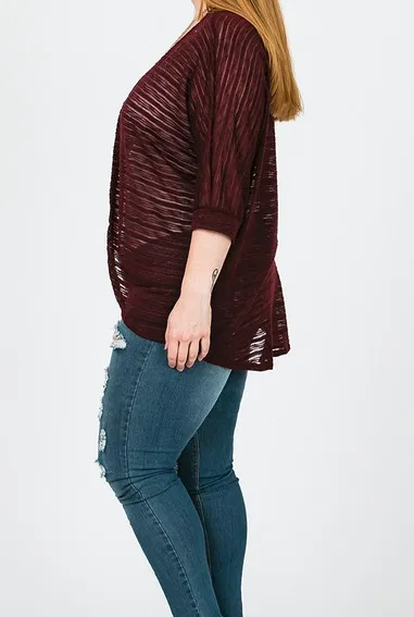 Lightweight Cardigan Sizes 1X-3X