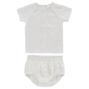 Lightweight white set by Kipp Baby