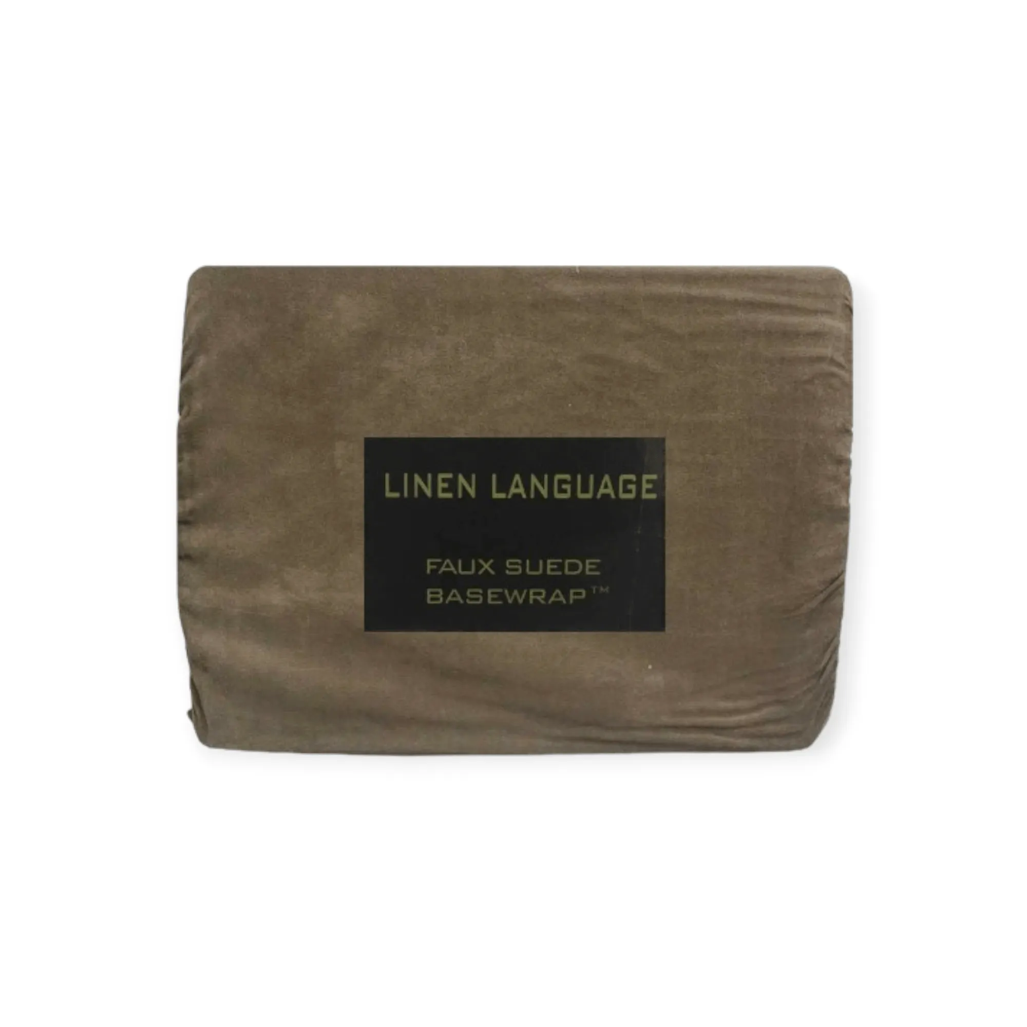 Linen Language Faux Suede Basewrap Chocolate