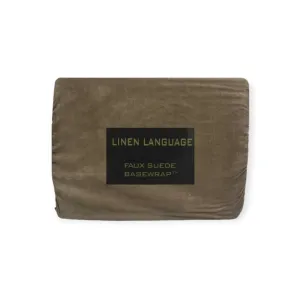 Linen Language Faux Suede Basewrap Chocolate