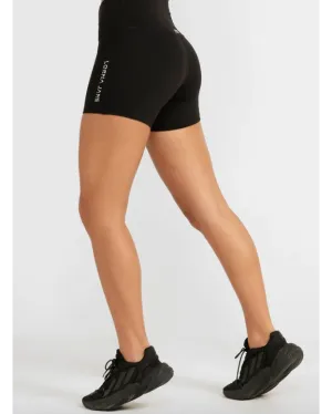 Lorna Jane Lotus No Chafe 12cm Bike Shorts - Black