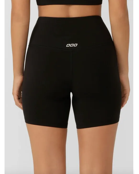 Lorna Jane Lotus No Chafe 12cm Bike Shorts - Black