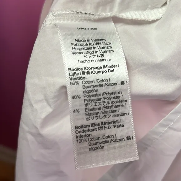 Madewell Drop-Waist Tank Midi Dress lighthouse white size XL