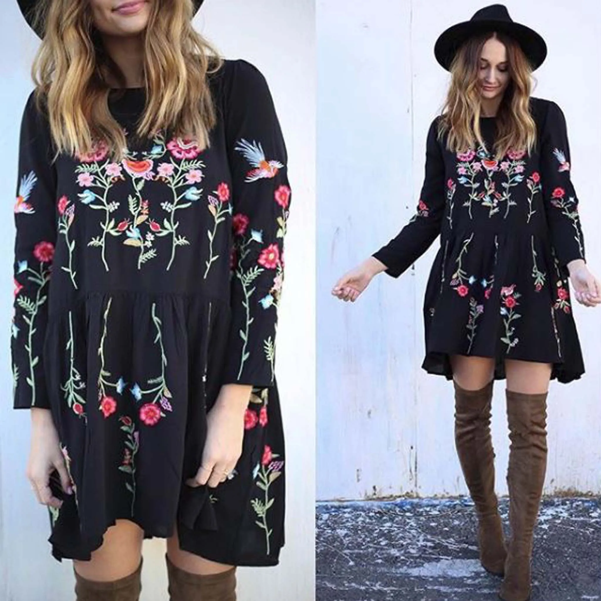 Midnight Garden Dress