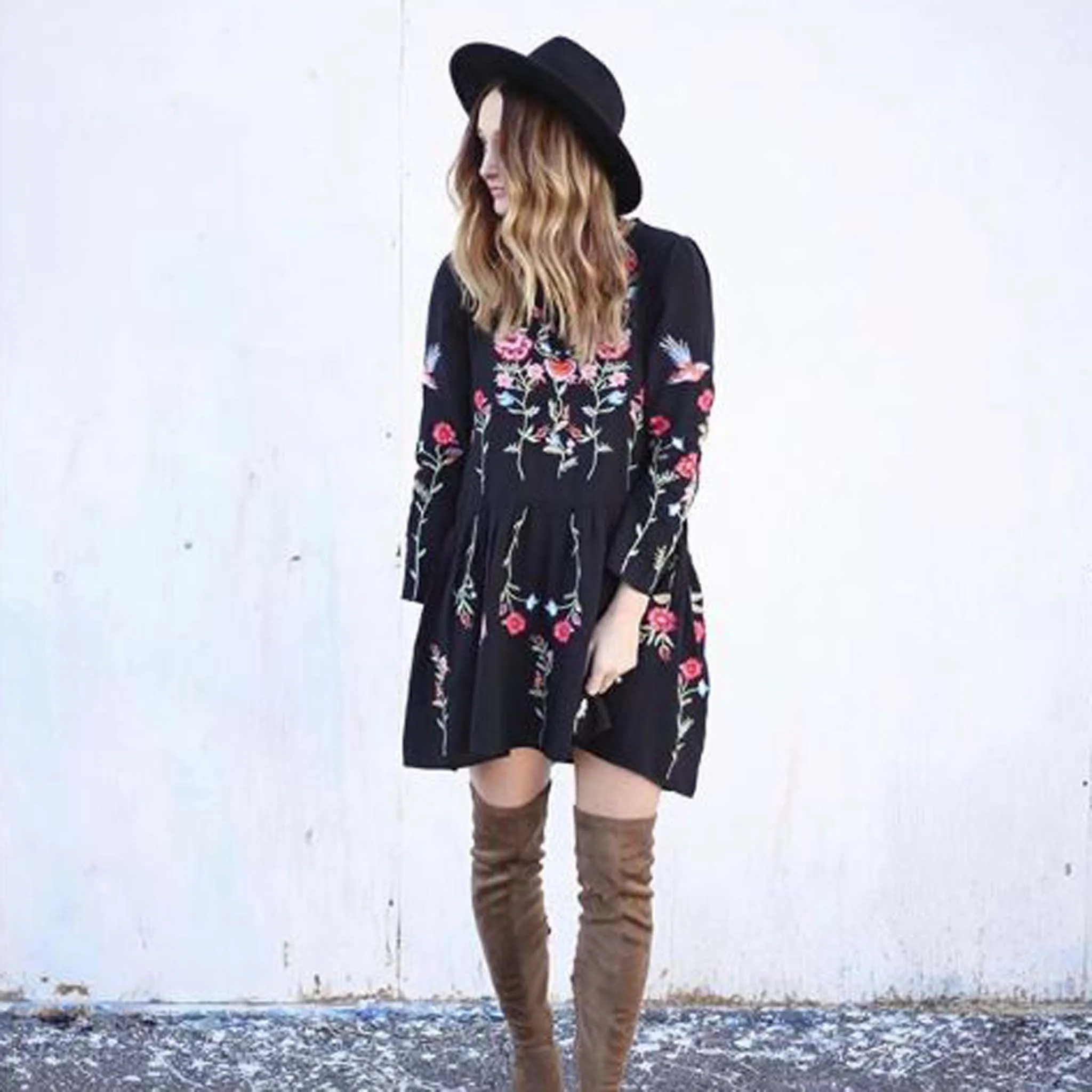 Midnight Garden Dress