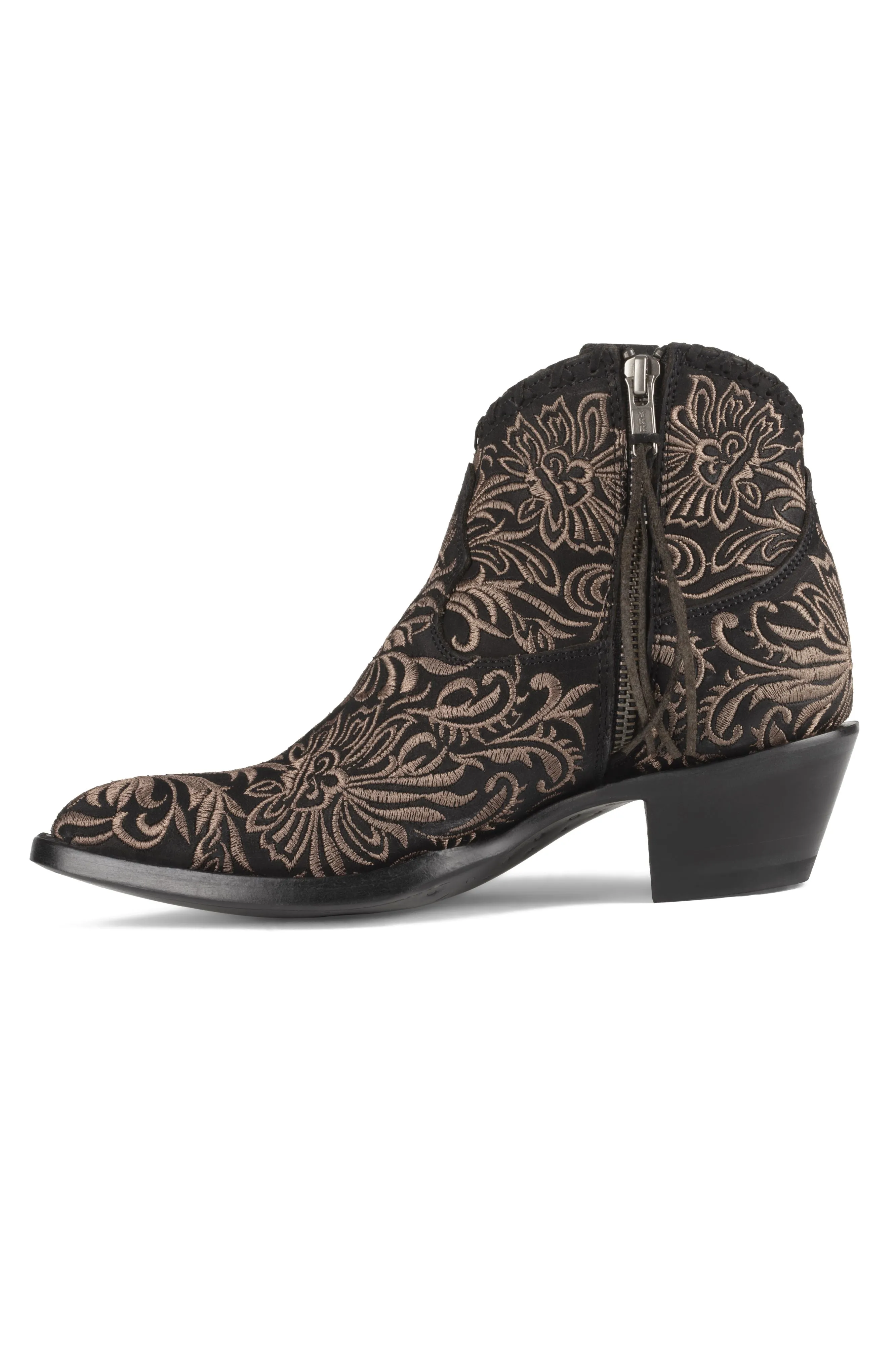 Mila - Almond Toe - Black Suede